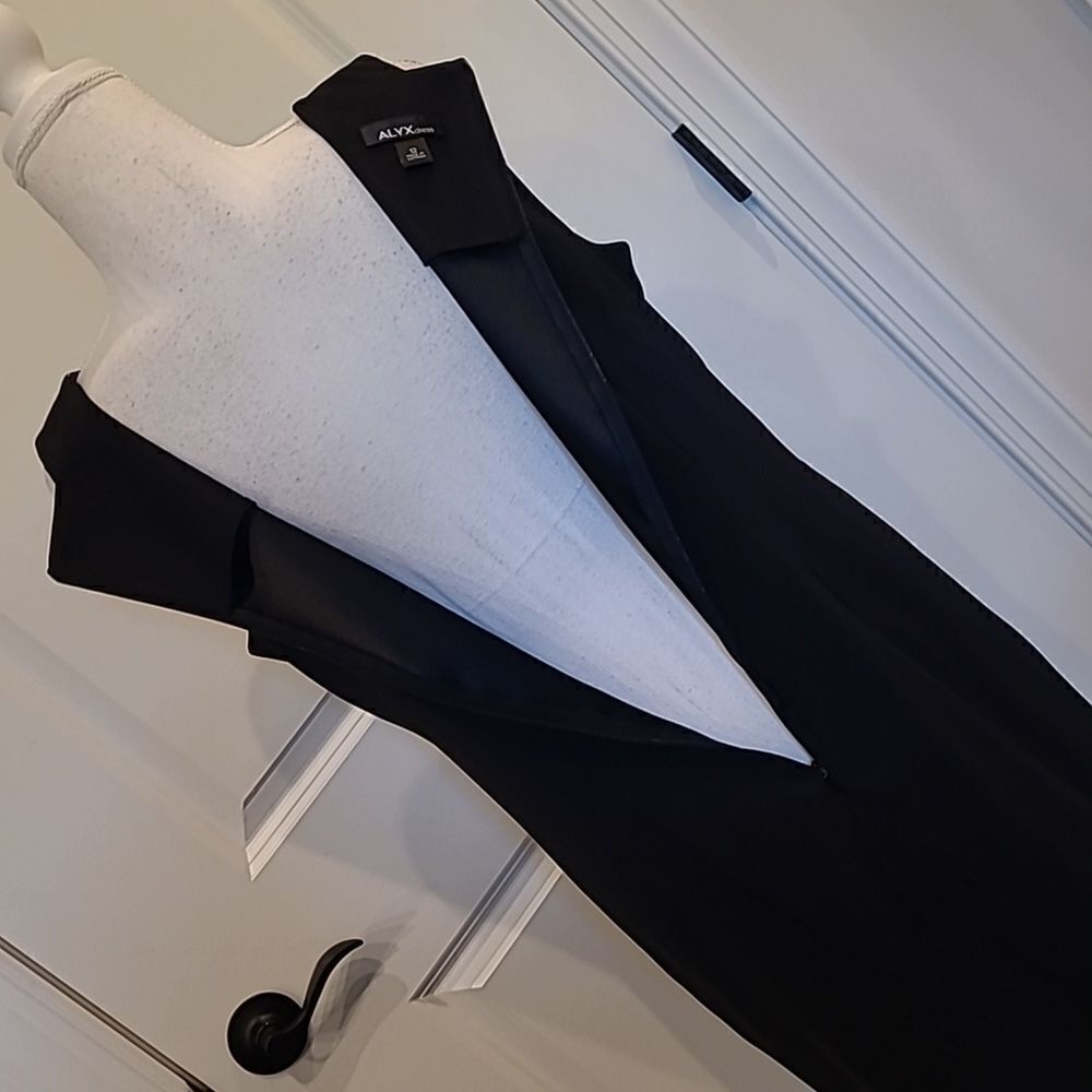 ALYX Stretch Little Black Dress NWT - Picture 5 of 16